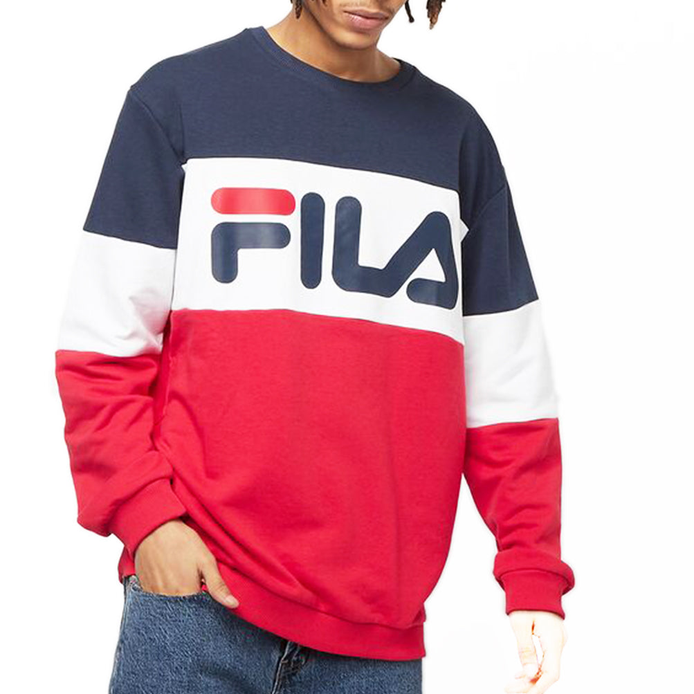 Felpa fila uomo blu deals