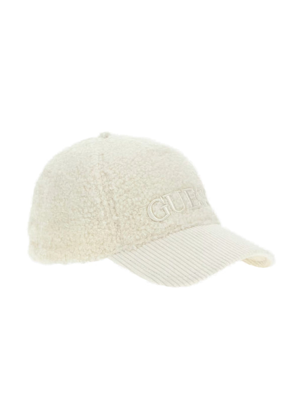 Cappello Teddy Bianco