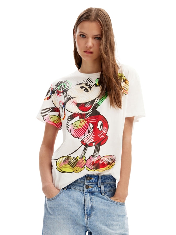 T-shirt Bianca Mickey