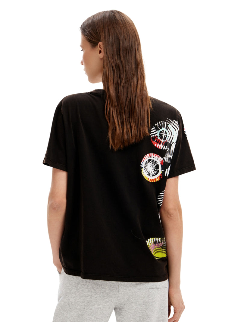 T-shirt Nera Mickey