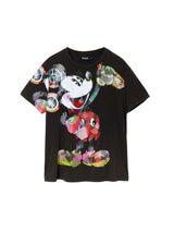 T-shirt Nera Mickey