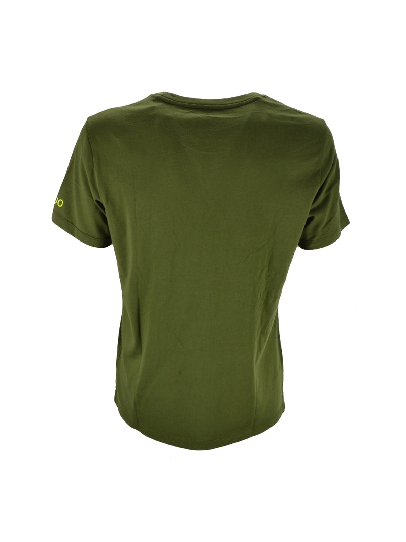 T-shirt Verde Logo Fluo