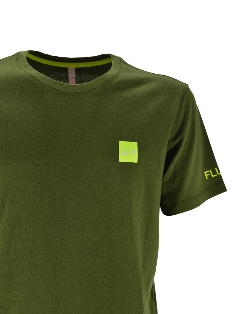 T-shirt Verde Logo Fluo