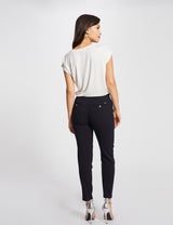 PANTALONE SLIM VITA ALTA PVAYA freeshipping - EMME Trends