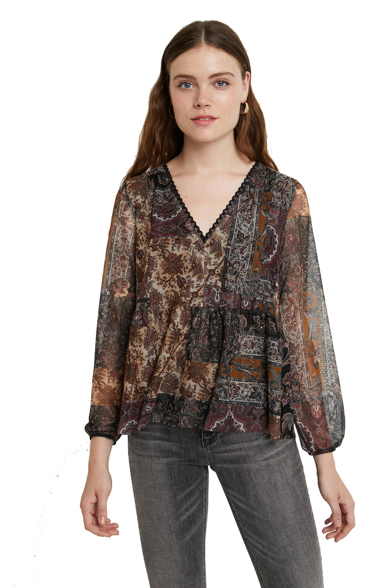 MAGLIA MARRONE TS KATRINA 20WTKCI freeshipping - EMME Trends