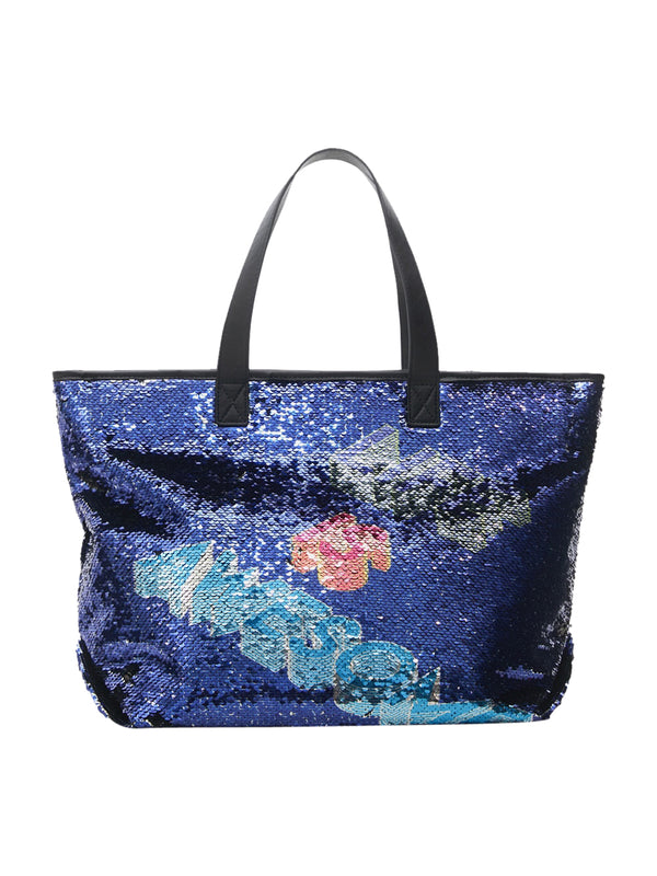 Borsa Blu Nera paillettes Revers Namibia freeshipping - EMME Trends