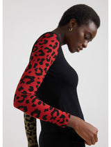 Maglia nera Animalier Ibory freeshipping - EMME Trends