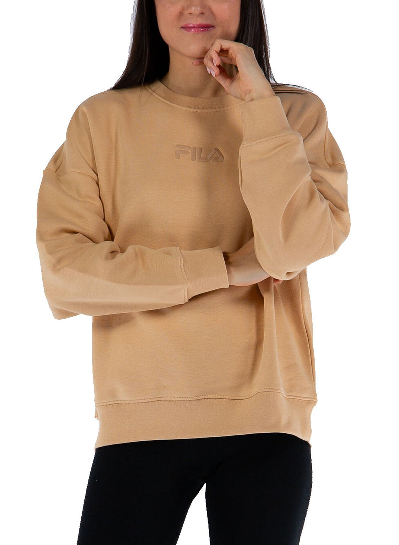 Fila Felpa Gialla Oversize Nessa Felpata 689777 EMME Trends