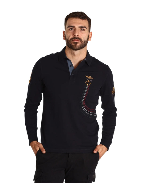 Polo manica lunga hot sale aeronautica militare