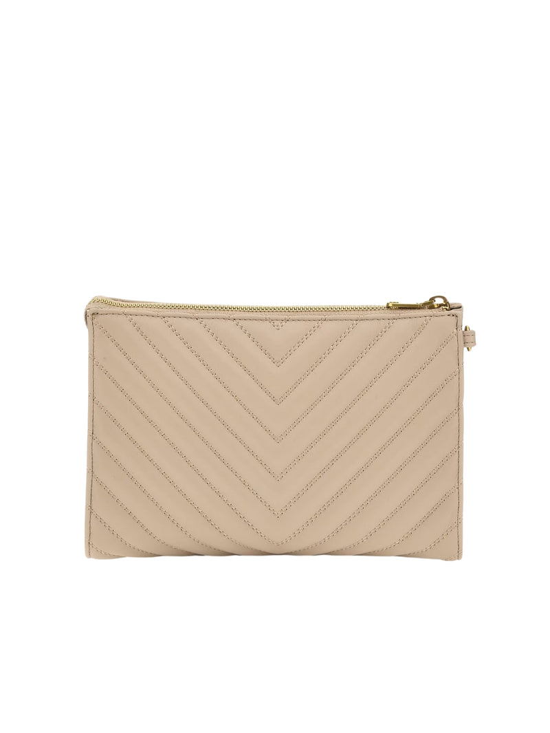 Beauty Case Beige Trapuntato Pouch