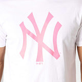 T-SHIRT YANKEES PINK NEON 1207029 freeshipping - EMME Trends