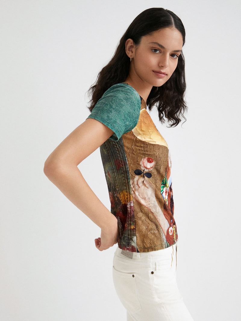 T-shirt Beige fantasia Lebanen