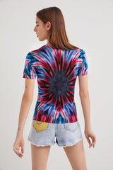 T-shirt Blu Fantasia Laia freeshipping - EMME Trends