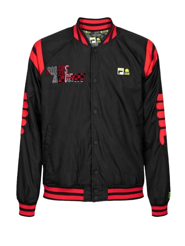 Bomber College nero Jacket VR 46 freeshipping - EMME Trends