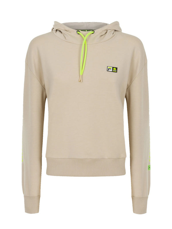 Felpa Beige VR46 Cropped Hoody freeshipping - EMME Trends