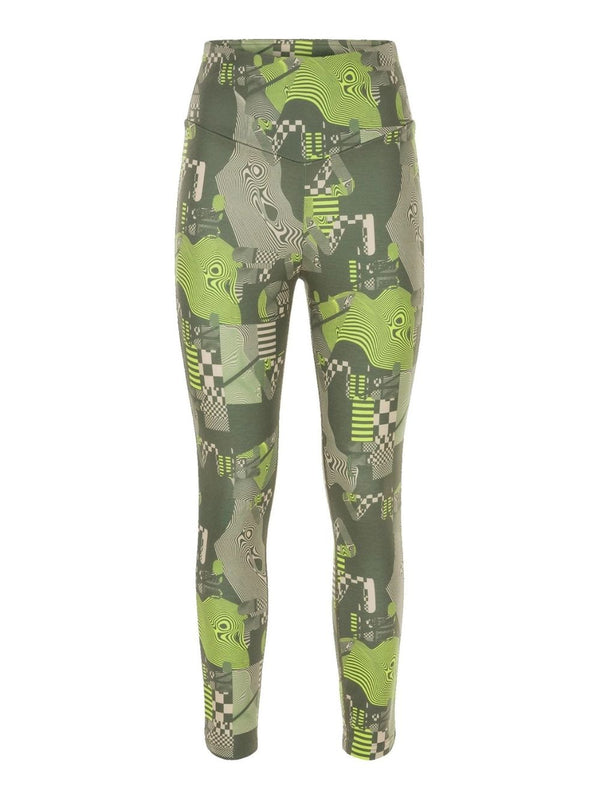 Leggins Verde VR46 Tights Aop freeshipping - EMME Trends