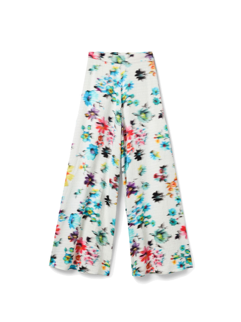 Pantalone Fiori Bianco Daniela