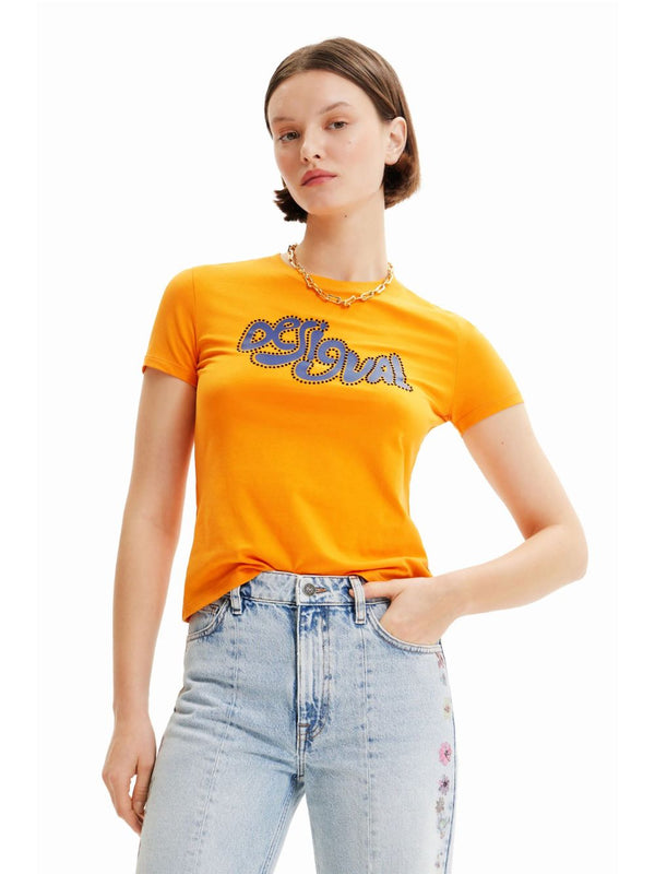 T-shirt Arancio Barcelona