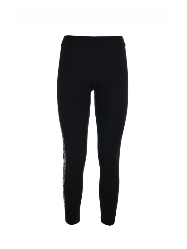 Leggins Nero Strass