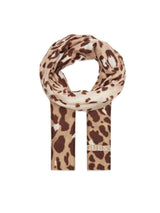 Foulard Beige Animalier