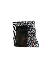 Kefiah Animalier Marrone